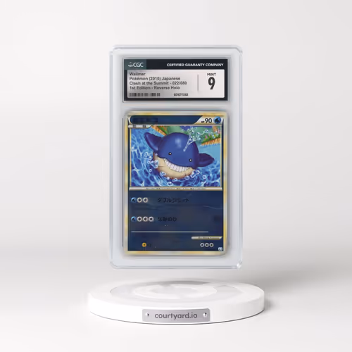 2010 Clash at the Summit #022/080 Wailmer - 1st Edition Reverse Holo (CGC 9 MINT)