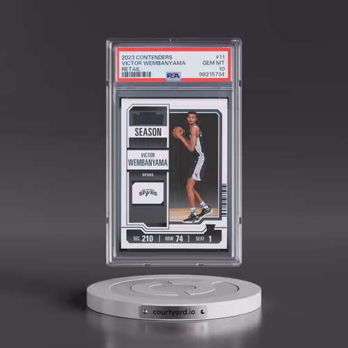 2023 Panini Contenders #11 Victor Wembanyama - Retail (PSA 10 GEM MINT)