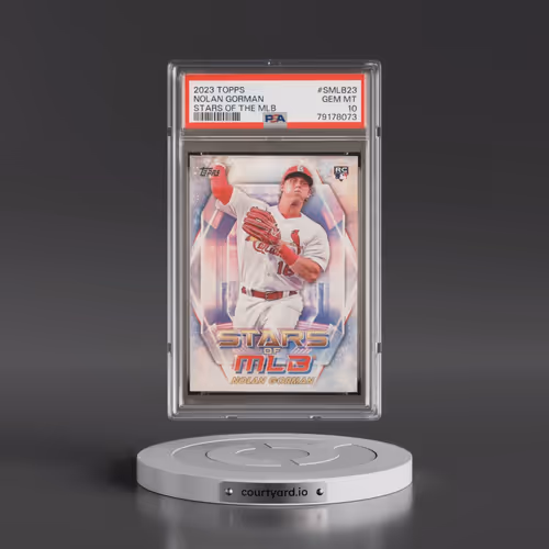 2023 Topps Stars of MLB #SMLB23 Nolan Gorman (PSA 10 GEM MINT)