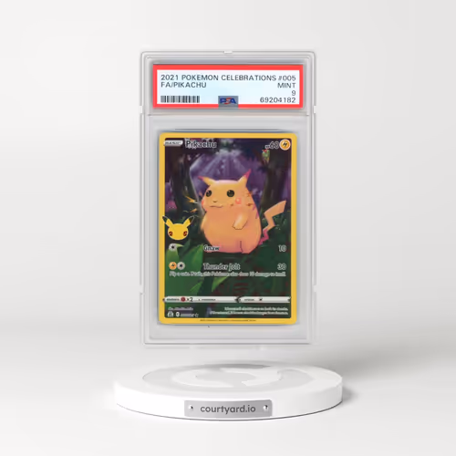 2021 Pokémon Celebrations #005 Pikachu - Full Art (PSA 9 MINT)