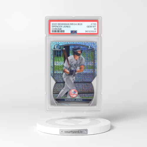 2023 Bowman Mega Box Chrome #139 Spencer Jones (PSA 10 GEM MINT)