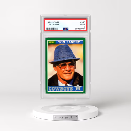 1989 Score #330 Tom Landry (PSA 9 MINT)