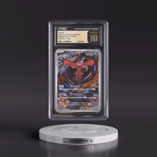 2023 Pokémon Sv3a-Raging Surf #071 Yveltal - Art Rare (CGC 10 PRISTINE)