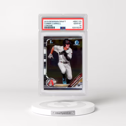 2019 Bowman Draft #BDC125 Corbin Carroll - Chrome (PSA 10 GEM MINT)