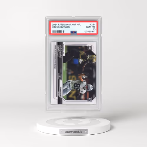 2024 Panini Instant NFL #234 Brock Bowers (PSA 10 GEM MINT)