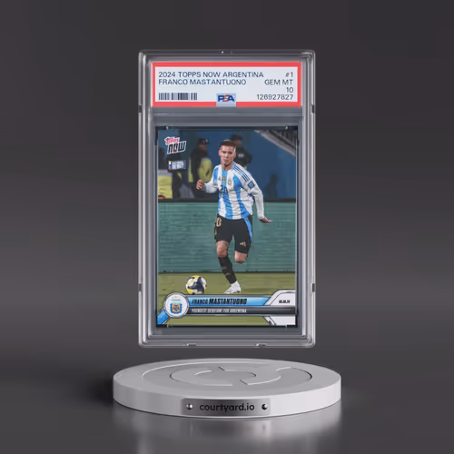 2024 Topps Now Argentina #1 Franco Mastantuono (PSA 10 GEM MINT)