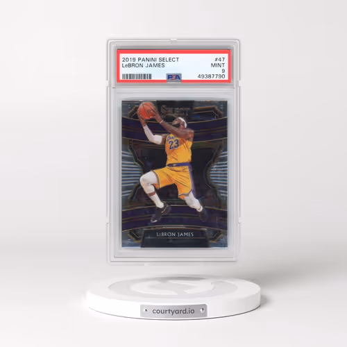 2019 Panini Select #47 LeBron James (PSA 9 MINT)