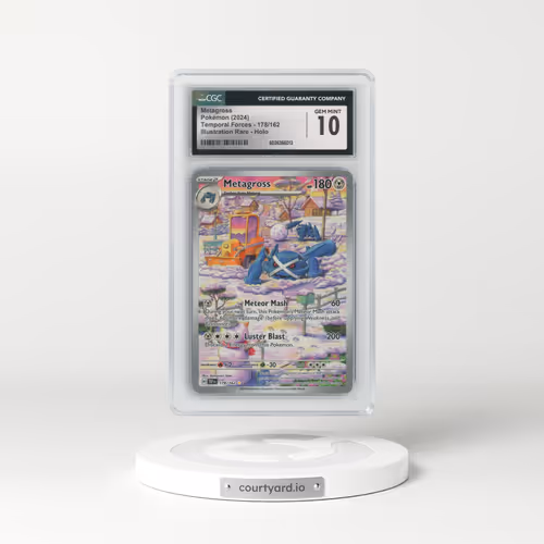 2023 Temporal Forces - TEF EN #178/162 Metagross - Illustration Rare (CGC 10 GEM MINT)