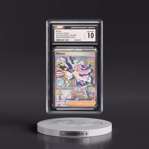 2023 Scarlet & Violet #251/198 Miriam - Special Illustration Rare (Holo) (CGC 10 GEM MINT)