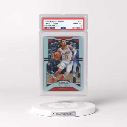 2019 Panini Prizm #31 Trae Young - Silver Prizm (PSA 10 GEM MINT)