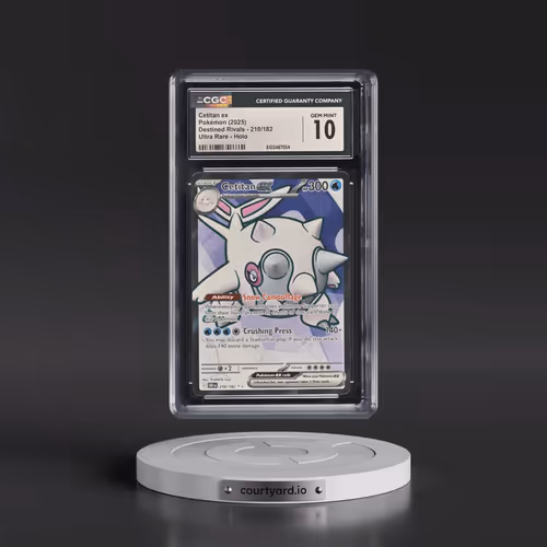 2025 Pokémon Dri EN-Destined Rivals #210 Cetitan EX - Holo Ultra Rare (CGC 10 GEM MINT)
