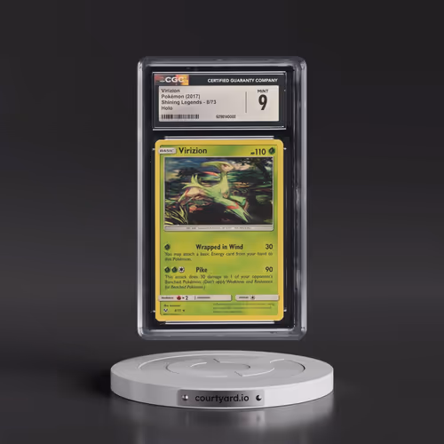2017 Shining Legends #8/73 Virizion - Holo (CGC 9 MINT)