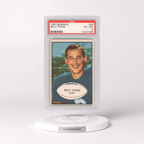 1953 Bowman #29 Billy Stone (PSA 6 EX-MT)