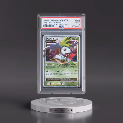 2009 Pokémon Shaymin LV.X Collection Pack #003 Shaymin LV.X - Holo (PSA 9 MINT)