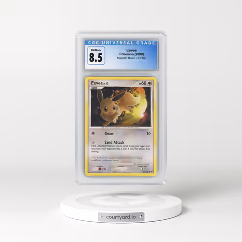 2008 Majestic Dawn #63/100 Eevee (CGC 8.5 NM-MT+)