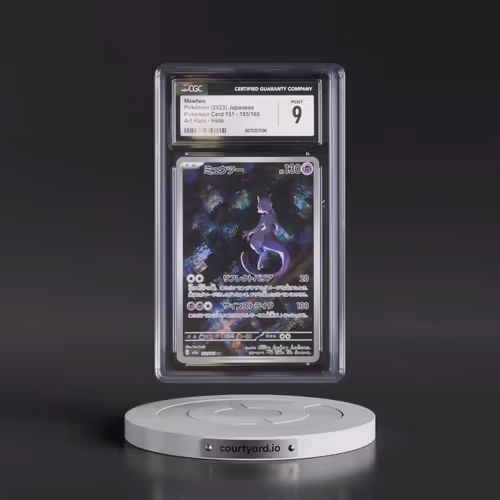 2023 Pokémon Card 151 #183/165 Mewtwo - Art Rare Holo (CGC 9 MINT)