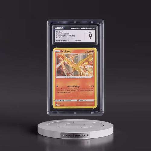 2022 Brilliant Stars #021/172 Moltres - Holo (CGC 9 MINT)