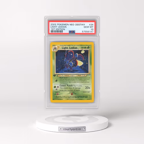 2002 Pokémon Neo Destiny #24 Light Ledian - 1st Edition (PSA 10 GEM MINT)