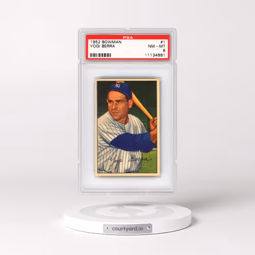 1952 Bowman #1 Yogi Berra (PSA 8 NM-MT)