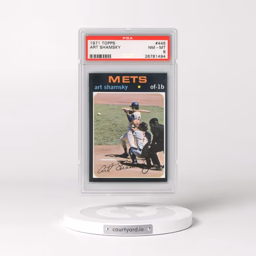 1971 Topps #445 Art Shamsky (PSA 8 NM-MT)
