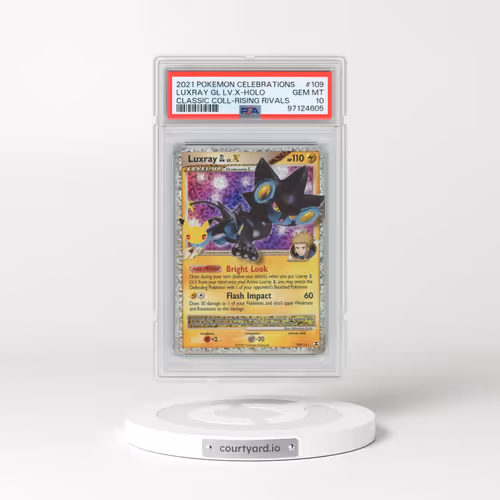 2021 Pokémon Celebrations Classic Collection #109 Luxray GL LV.X - Holo (PSA 10 GEM MINT)