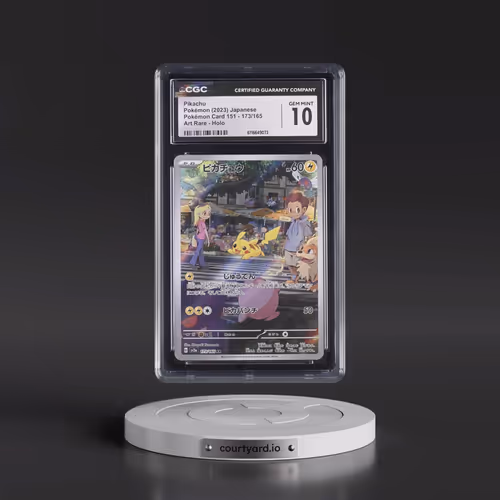 2023 Pokémon Card 151 #173/165 Pikachu - Art Rare Holo (CGC 10 GEM MINT)