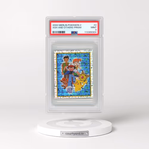 2000 Merlin Pokémon 2 #2 Ash and Others-Prism (PSA 9 MINT)