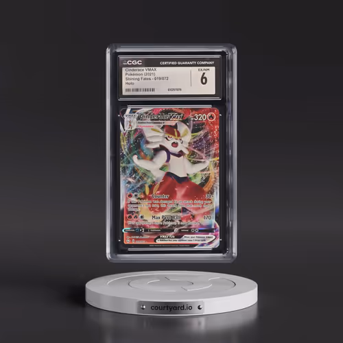 2021 Shining Fates #019/072 Cinderace VMAX - Holo (CGC 6 EX-NM)