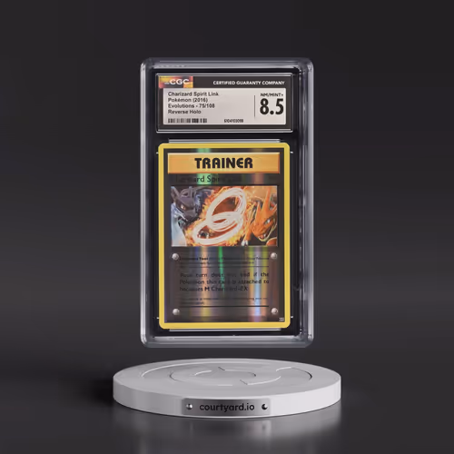 2016 Evolutions #75/108 Charizard Spirit Link - Reverse Holo (CGC 8.5 NM-MT+)
