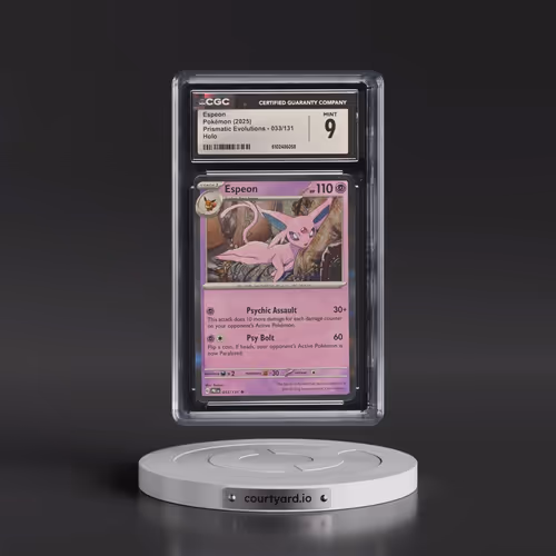 2025 Prismatic Evolutions - PRE EN #033/131 Espeon - Holo (CGC 9 MINT)