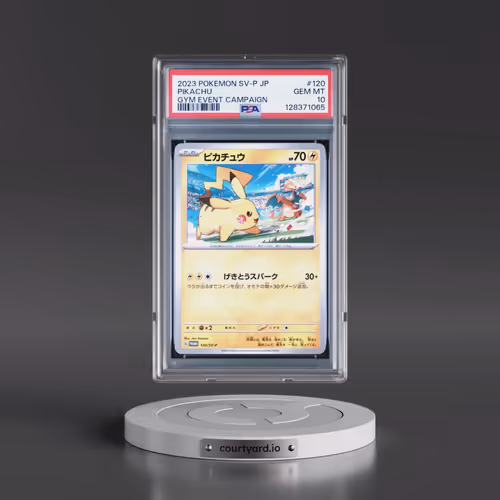 2023 Pokémon SV-P Promo #120 Pikachu - Gym Event Campaign (PSA 10 GEM MINT)