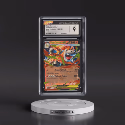 2025 Mega Evolution - MEG EN #022/132 Mega Camerupt ex - Holo (CGC 9 MINT)