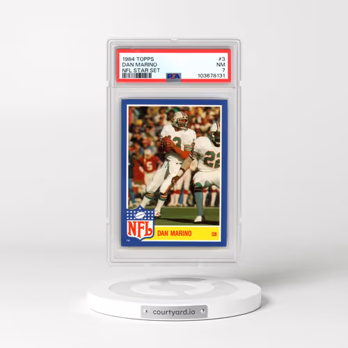 1984 Topps NFL Star Set #3 Dan Marino (PSA 7 NM)