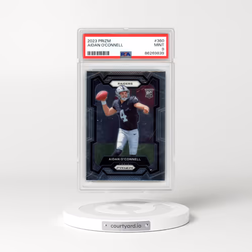 2023 Panini Prizm #360 Aidan O'Connell (PSA 9 MINT)