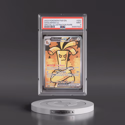 2023 Pokémon Par EN-Paradox Rift #252 Gholdengo EX - Holo Special Illustration Rare (PSA 9 MINT)