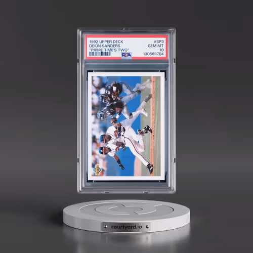 1992 Upper Deck #SP3 Deion Sanders - "Prime Time's Two" (PSA 10 GEM MINT)