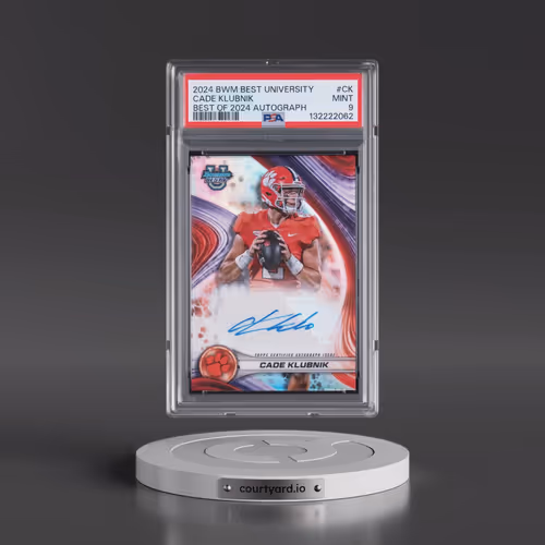 2024 Bowman Best University Best of 2024 Autographs #CK Cade Klubnik (PSA 9 MINT)