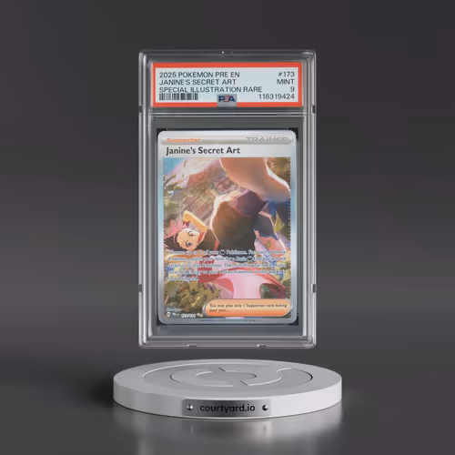 2025 Pokémon Pre EN-Prismatic Evolutions #173 Janine's Secret Art - Special Illustration Rare (PSA 9