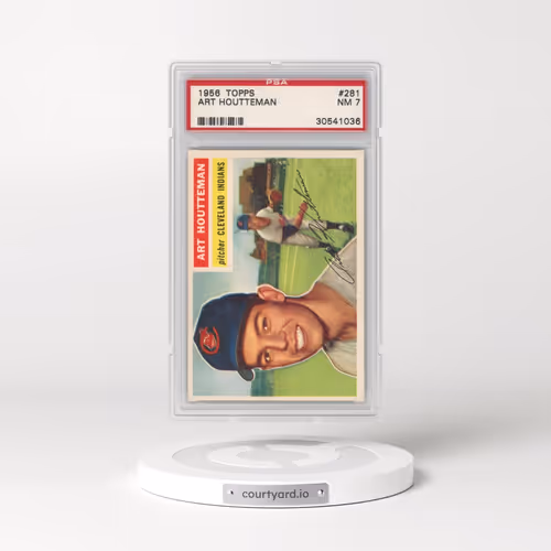 1956 Topps #281 Art Houtteman (PSA 7 NM)