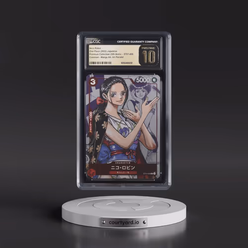 2022 Premium Collection 25th Anniversary - Japanese #ST01-008 Nico Robin - Manga Alt. Art Parallel (