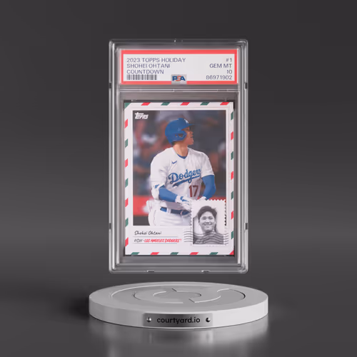 2023 Topps Holiday Countdown #1 Shohei Ohtani (PSA 10 GEM MINT)