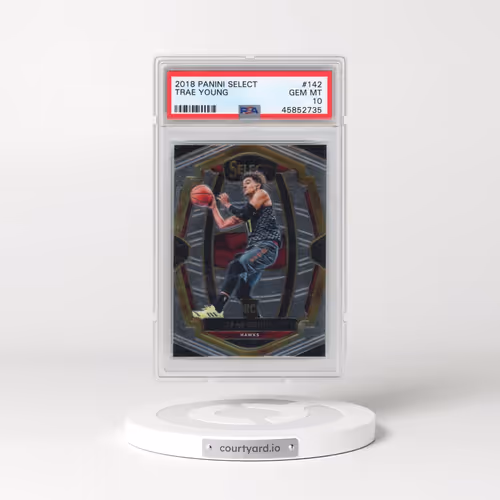 2018 Panini Select #142 Trae Young (PSA 10 GEM MINT)