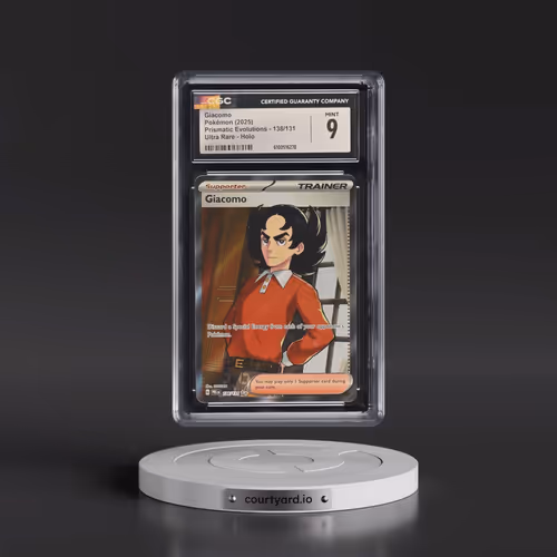 2025 Prismatic Evolutions - PRE EN #138/131 Giacomo - Ultra Rare Holo (CGC 9 MINT)