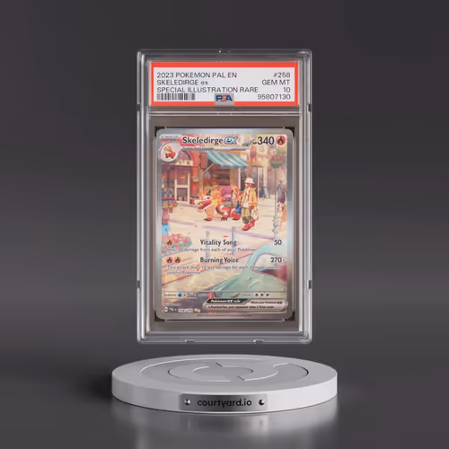 2023 Pokémon Pal EN-Paldea Evolved #258 Skeledirge EX - Holo Special Illustration Rare (PSA 10 GEM M
