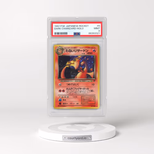 1997 Pokémon Rocket #6 Dark Charizard - Holo (PSA 9 MINT)