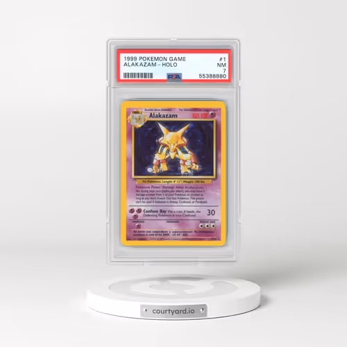 1999 Pokémon Game #1 Alakazam - Holo (PSA 7 NM)