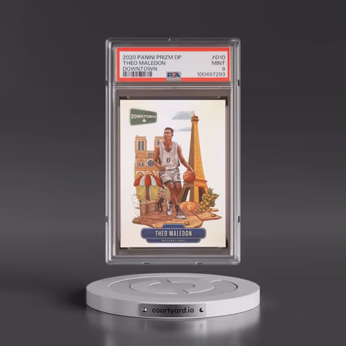 2020 Panini Prizm Draft Picks Downtown #D10 Theo Maledon (PSA 9 MINT)