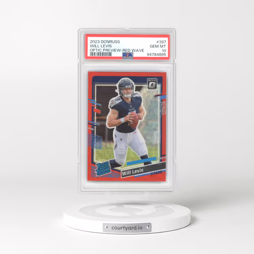2023 Panini Donruss #397 Will Levis - Optic Preview-Red Wave (PSA 10 GEM MINT)