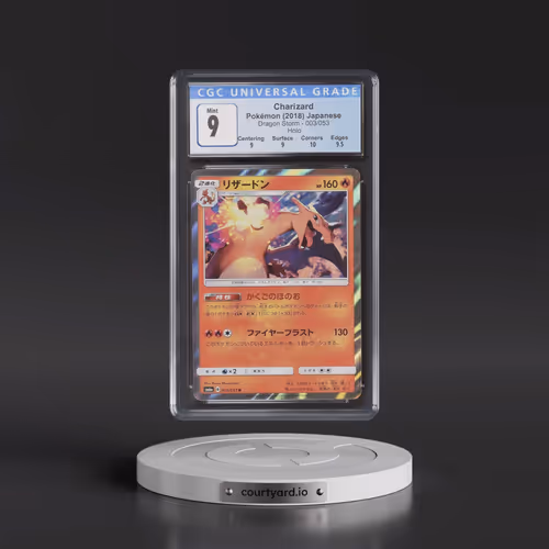 2018 Dragon Storm #003/053 Charizard - Holo (CGC 9 MINT)