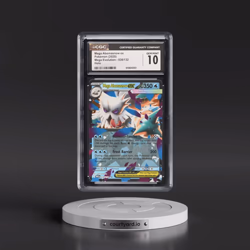 2025 Mega Evolution - MEG EN #036/132 Mega Abomasnow ex - Holo (CGC 10 GEM MINT)